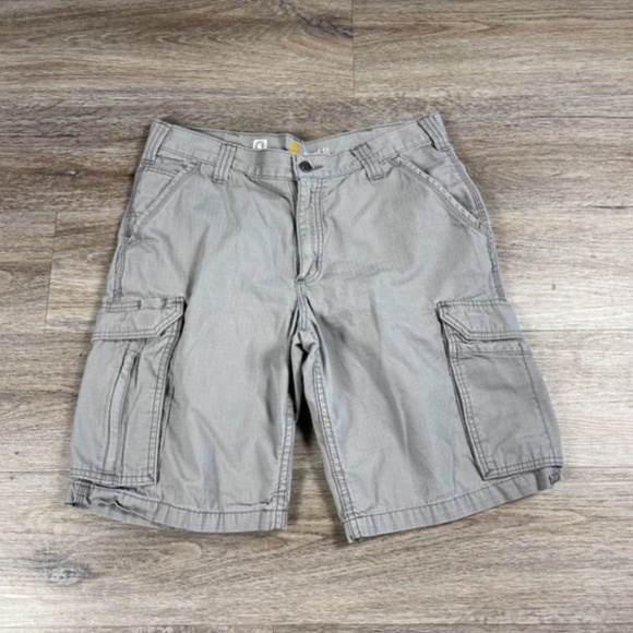 Carhartt Men's Relaxed Fit Cargo Shorts Size 34 Gray - Picture 1 of 11